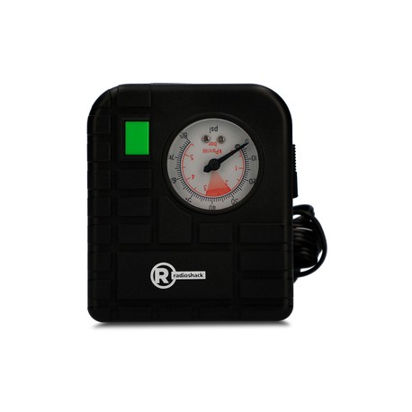 Mini Bomba de Aire para Neumáticos RadioShack 6301801 / Negro