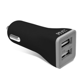 Cargador de Auto para Celular Carga Rápida Select Power CO SP / Negro / 2 USB