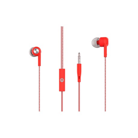 Audífonos Motorola Pace 115 / In ear / Rojo