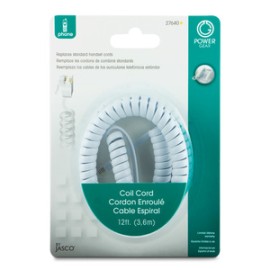 Cable Telefónico Power Gear 27640 / 3.6 m / Blanco