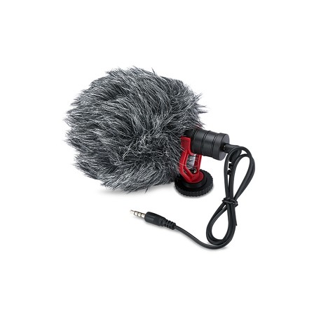 Micrófono con Soporte para Vlogging y Streaming DBugg MV35 / Negro / 3.5 mm