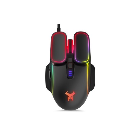 Mouse Gamer Alámbrico STF Beast Abysmal Arsenal Extreme Led / Negro / USB