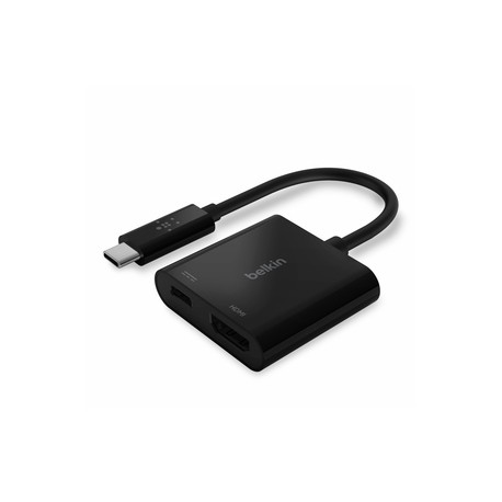 Adaptador USB C a HDMI y Carga Belkin / Negro