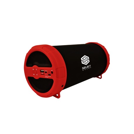 Bocina Bluetooth Select Sound BT228 / Negro con rojo